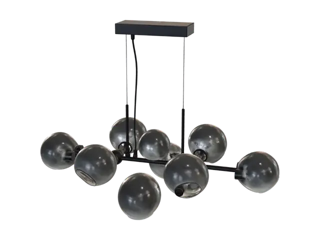 3D model for Glass Globe Chandelier