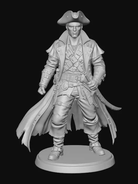 3D model for Buccaneer Captain
