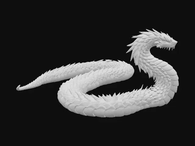3D model for photo realisticice purple lightning snake yellow eyes, storm themed snake is out long not coiled up
