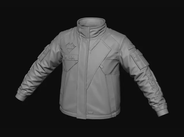 3D model for X-02 Future City Flight Jacket