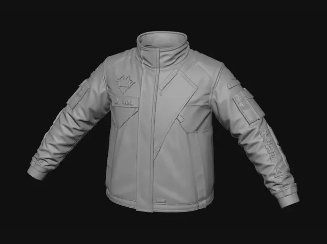3D model for X-02 Future City Flight Jacket