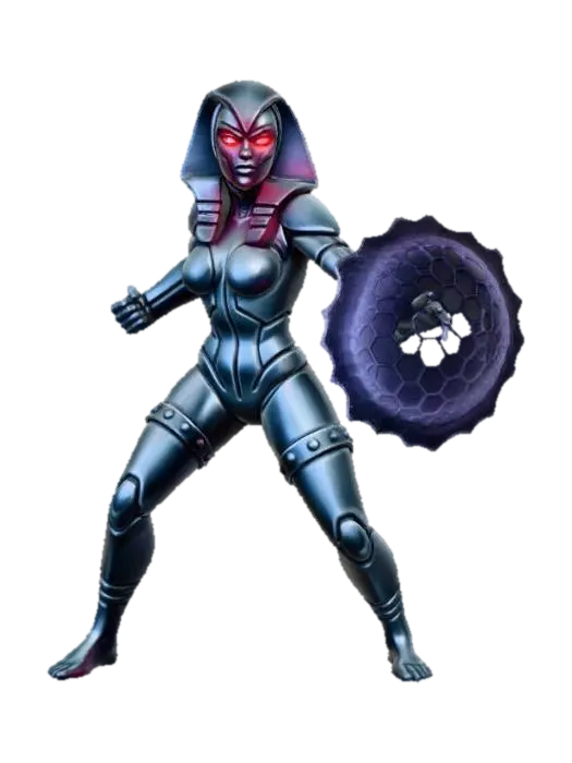 JOCASTA - AVENGERS VILLANOS + BY RAIAL 3D model, vytvořený pomocí AI