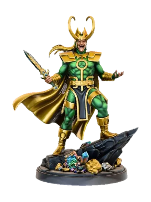 Loki - Asgard - Raial 3D model, vytvořený pomocí AI