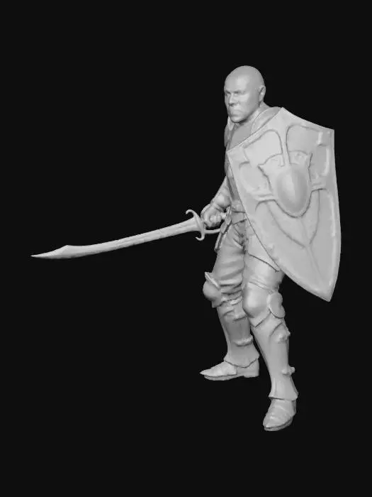 3D model for Crimson Knight