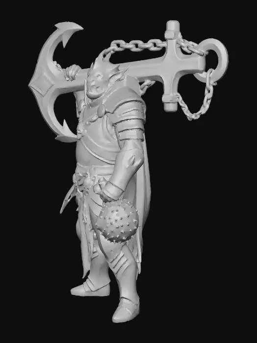 3D model for Skullbound Runehammer