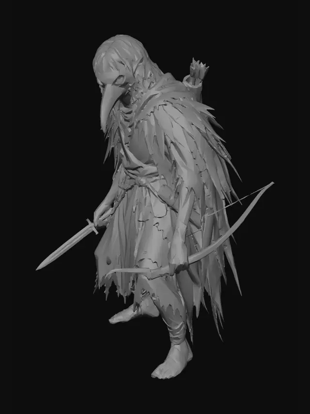 3D model for Ravenmask Warlord