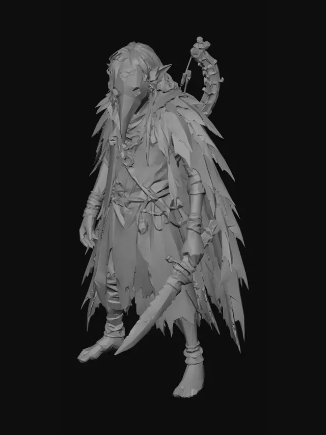 3D model for Plaguewarden