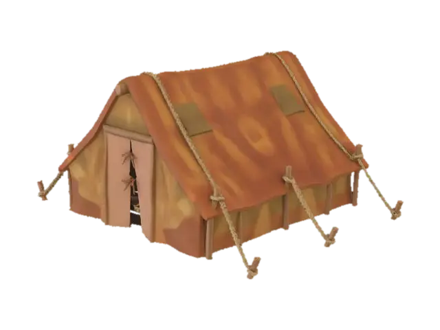 3D model for house_tent
