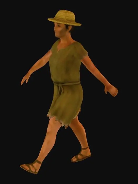 3D model for Farmhand's Attire