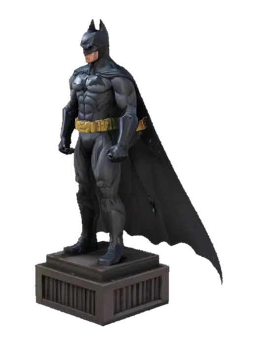 batman on top of a building - Gotham 3D model, vytvořený pomocí AI