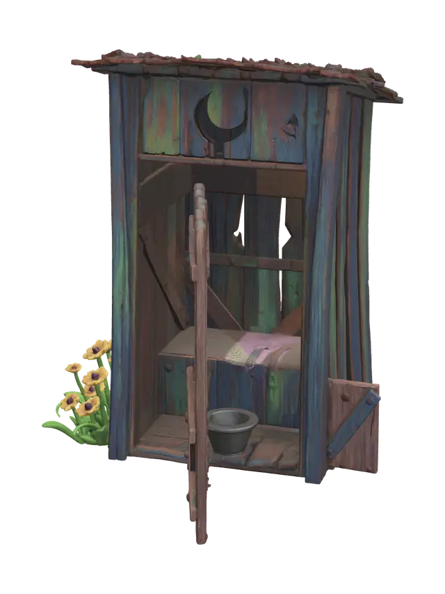 3D model for Realistic Outhouse
