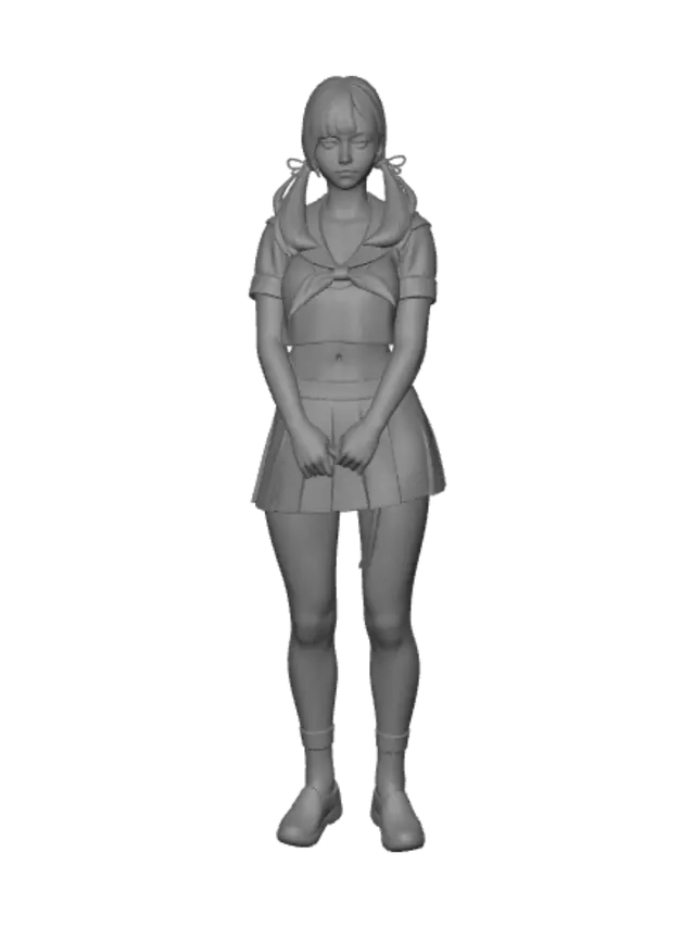 3D model for Gazel's School Uniform