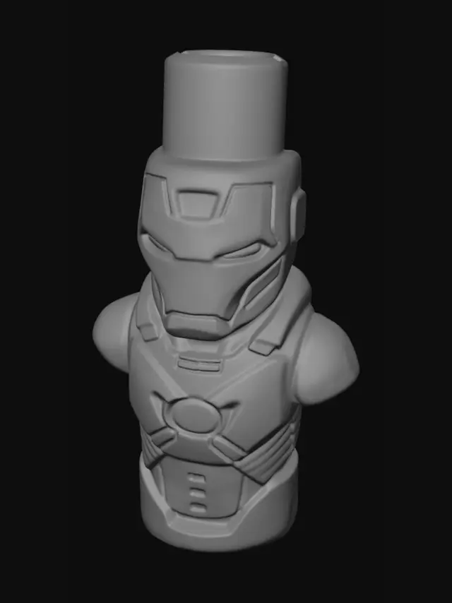 3D model for Iron Man Helmet Stack
