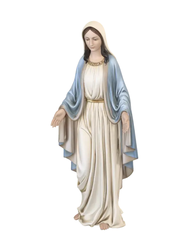 Virgin Mary 3D model, vytvořený pomocí AI