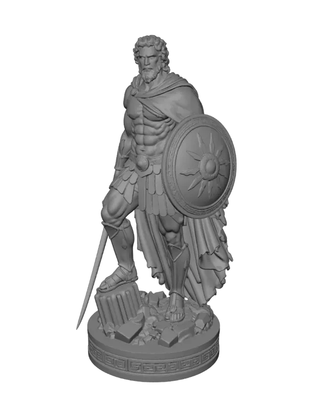3D model for Spartan Warrior