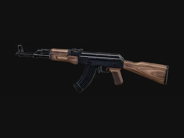 3D model for AK-47 with Wooden Stock