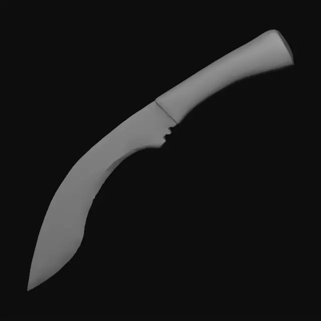 3D model for Scimitar blade