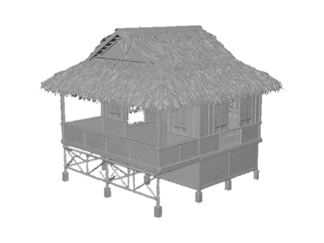 3D model for Bahay Kubo Structure