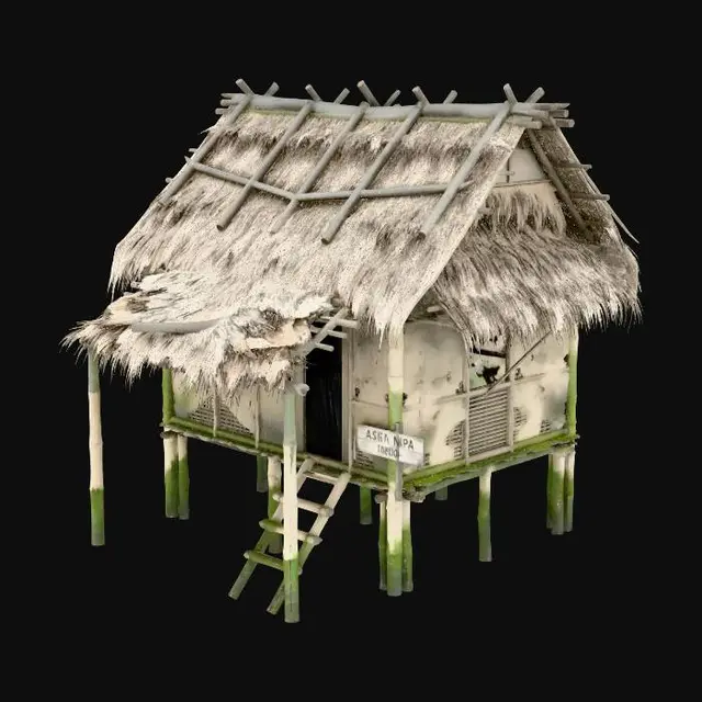 3D model for Nipa Hut in the Rain