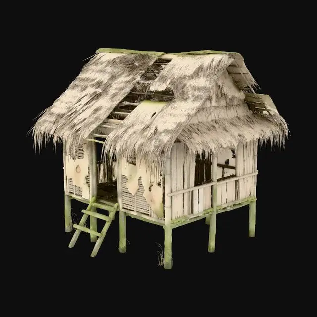 3D model for Abandoned Hut