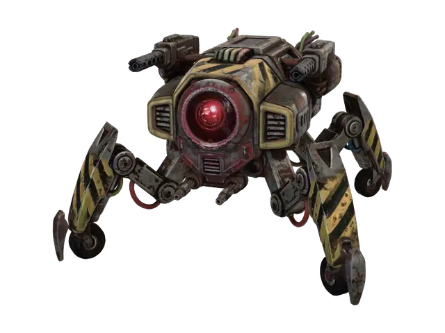 3D model for Crimson Eye Sentinel