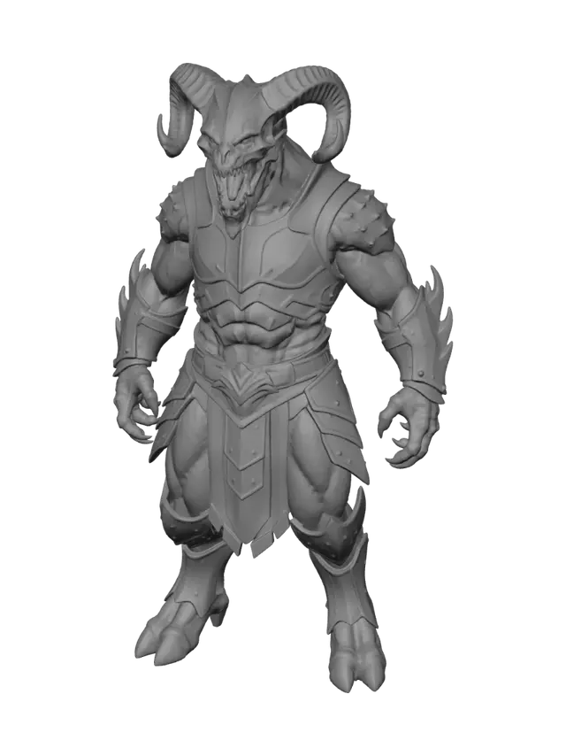 3D model for Dreadhorn Berserker