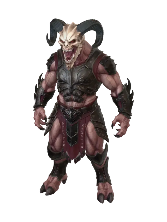 3D model for Dreadhorn Berserker