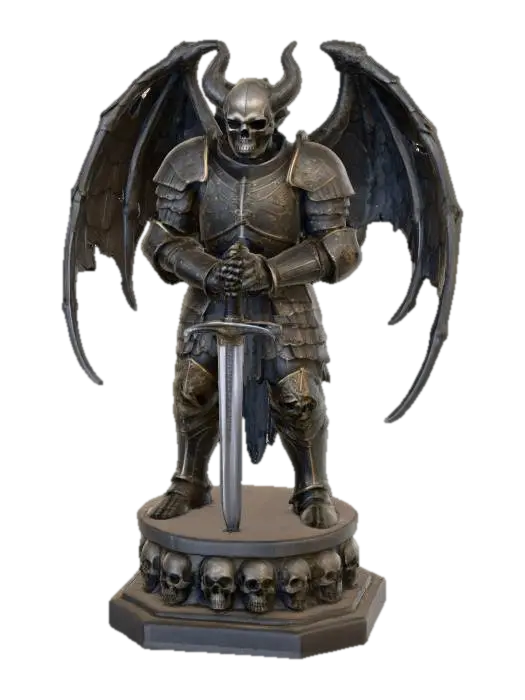 Mouse Mage Statue - Rodent 3D model, vytvořený pomocí AI