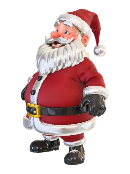 Santa's Halloween Surprise - Santahat 3D model, vytvořený pomocí AI