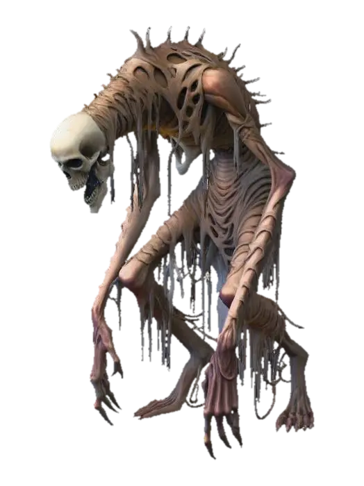 Library Lurker 3D model, vytvořený pomocí AI