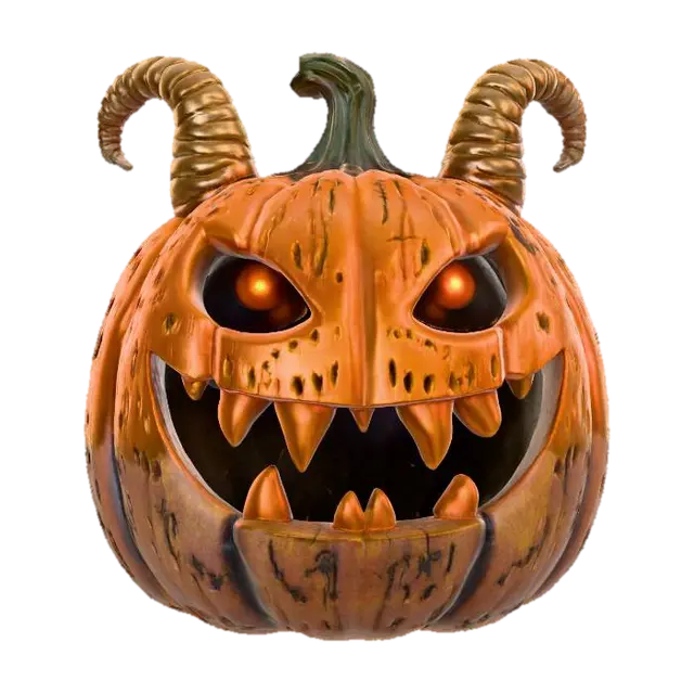 #Halloween2025#, Sculpt a small pumpkin creature head sized to sit atop a curved… - Keycap 3D model, vytvořený pomocí AI