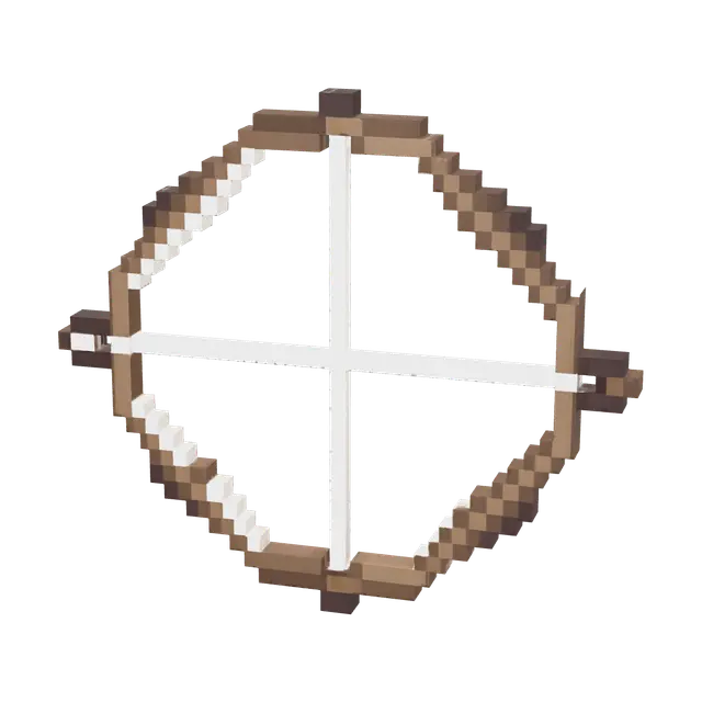 3D model for Minecraft Bow