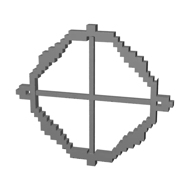 3D model for Minecraft Bow