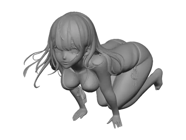 3D model for 暑中見舞い申し上げます