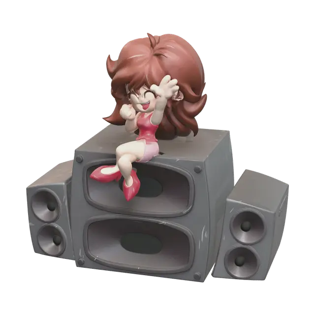 3D model for Fnf Gf