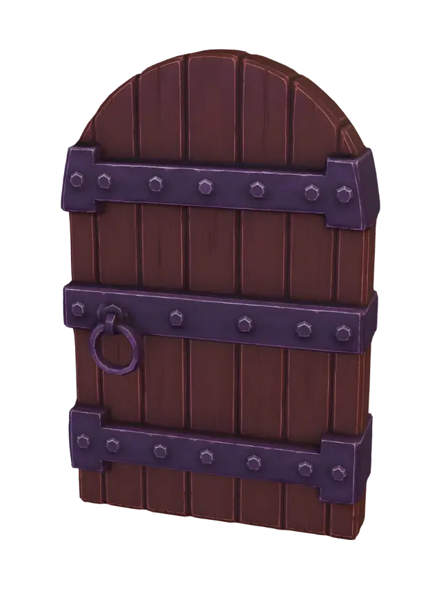 3D model for Ironbound Oak Door