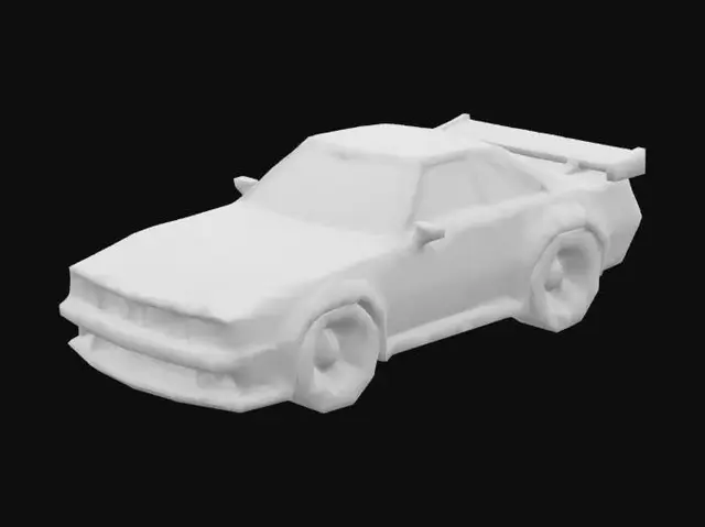3D model for Orange Racer