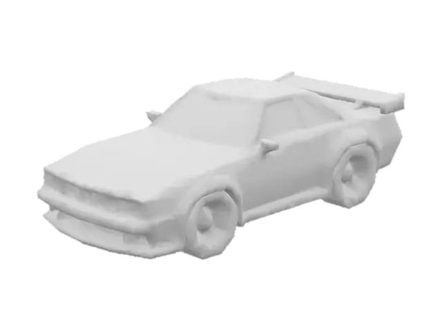 3D model for Orange Racer