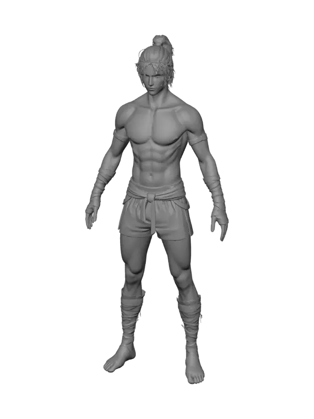 3D model for Ironbound Warrior