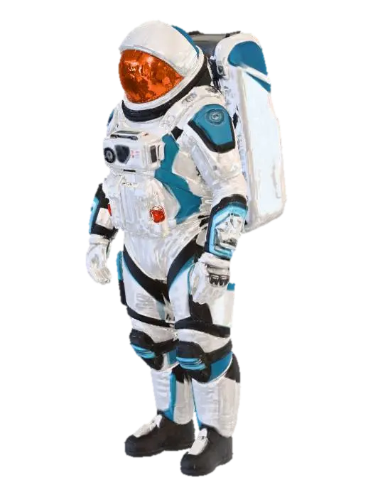 3D model for the space man cometh