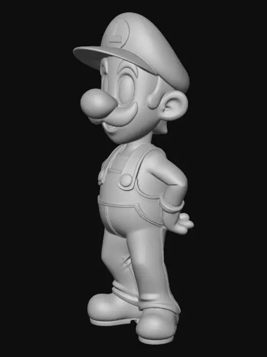 3D model for luigi