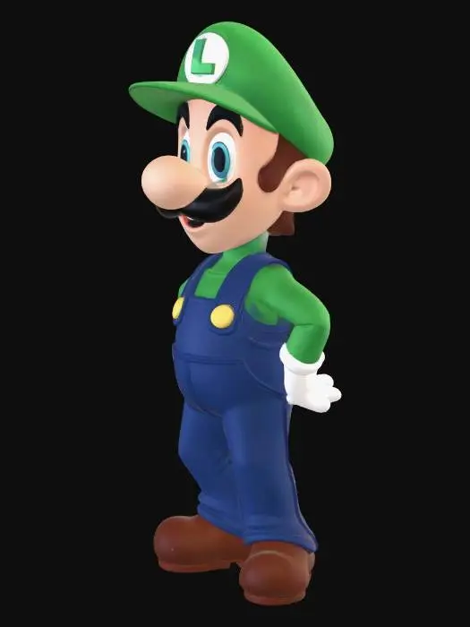 3D model for luigi