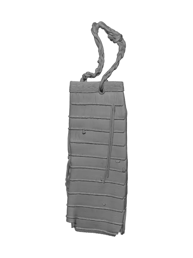3D model for Handwoven Burlap Pouch