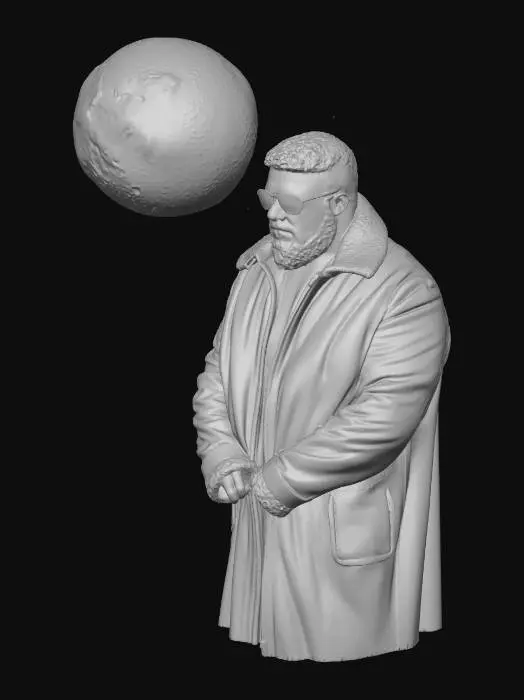 3D model for Moon Over the City
