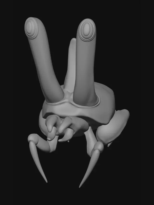 3D model for Stilt-Eyed Crab