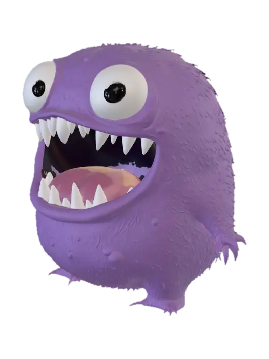 3D model for Purple Grinbeast