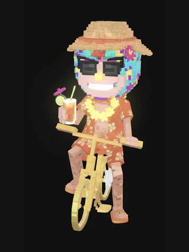 3D model for Tropical Pixel Cyclist