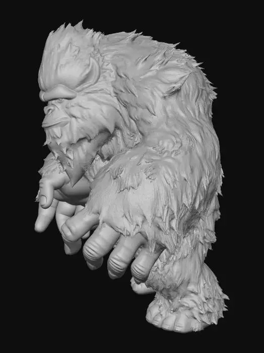 3D model for Icebound Yeti