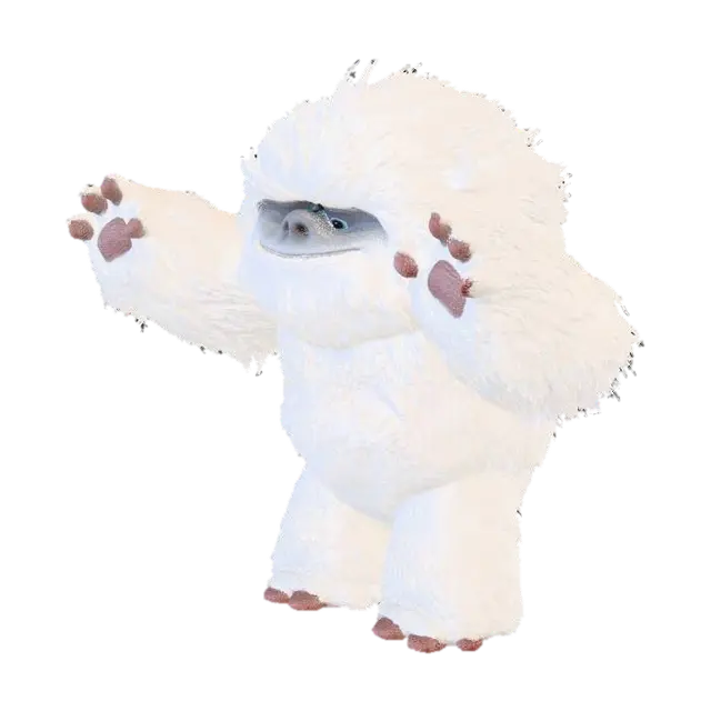 3D model for Waving Yeti