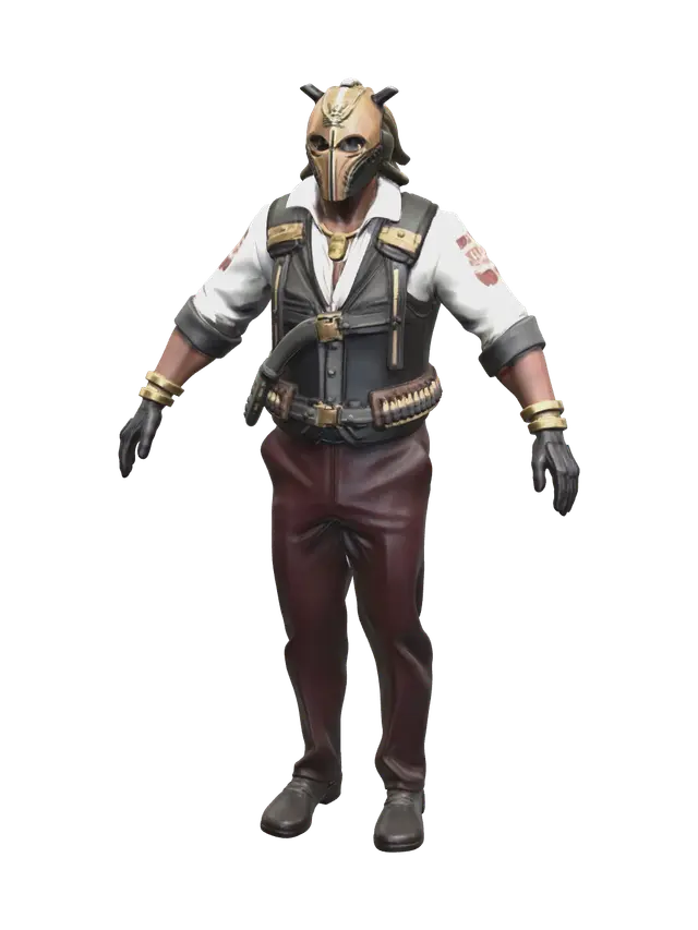 Modern Csgo - Level 3D model, vytvořený pomocí AI